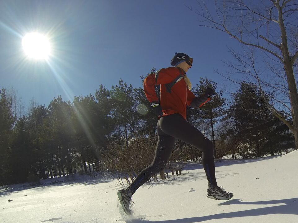 Exercise in the cold can cause a cold, so you need to wear thermal underwear